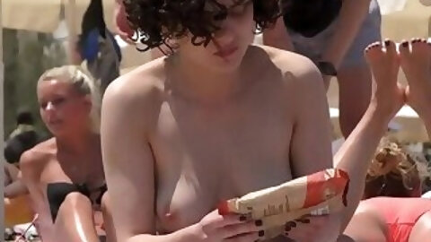Gorgeous Perfect Bodies Topless Beach...